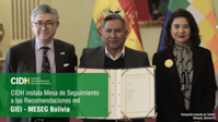 La CIDH firma el acuerdo del Plan de trabajo conjunto con el Estado Plurinacional de Bolivia e instala la Mesa de Seguimiento a las Recomendaciones del GIEI-Bolivia