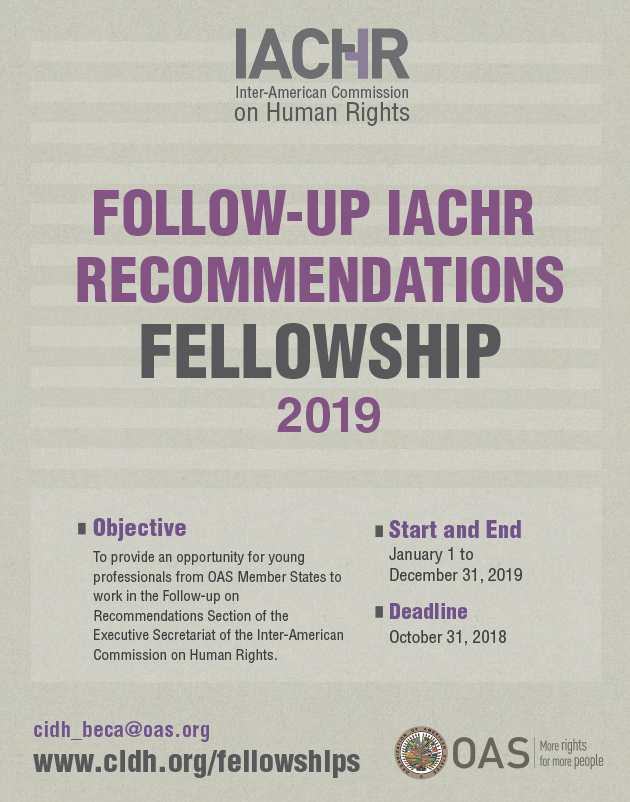 Fellowship Follow-up IACHR Recommendations
