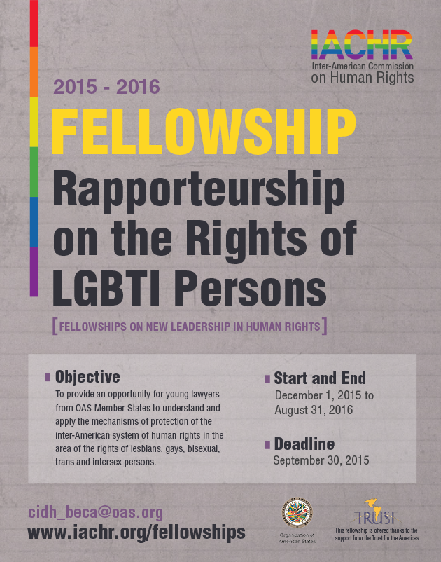 Fellowship on the Rights of Lesbian, Gay, Bisexual, Trans and Intersex Persons (LGBTI)