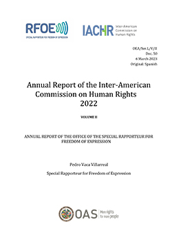 Report of the Office of the Special Rapporteur for Freedom of Expression