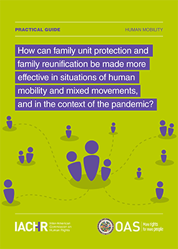 Practical guide on how can family unit and family reunification be made more effective in situations of human mobility and mixed movement, and in the context of the pandemic?