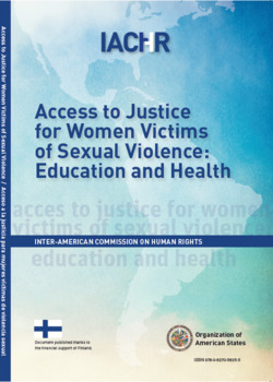 Access to Justice For Women Victims of Sexual Violence: Education and Health
