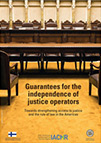 Guarantees for the independence of justice operators