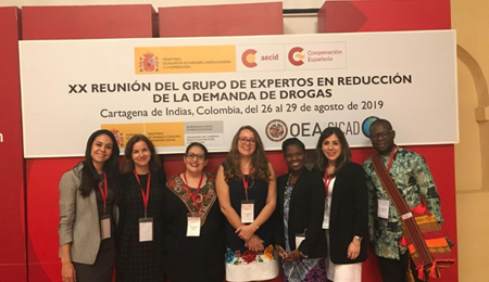 XX Reunión del Grupo de Expertos de Reducción de la Demanda de Drogas – Reunión de Capítulos de ISSUP en América Latina