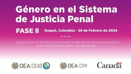 Training on Gender, criminal justice and Alternatives to Incarceration for drug-related offenses