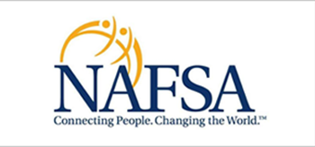 Logo NAFSA y enlace a su sitio web