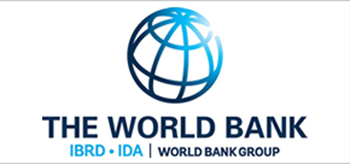 World Bank's logo and link to their website