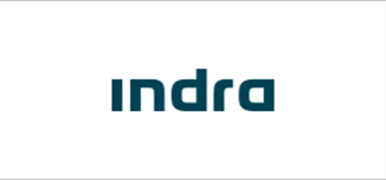 Logo INDRA y enlace a su sitio web