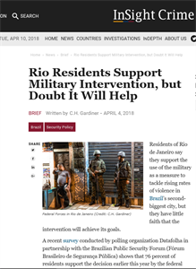 Rio Residents Support Military Intervention, but Doubt It Will Help