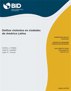 Delitos violentos en ciudades de América Latina