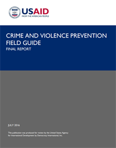 Impact Evaluation of USAID’s Community-Based Crime and Violence Prevention Approach in Central America