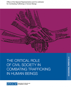 The Critical Role of Civil Society in Combating Trafficking in Human Beings