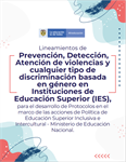 Colombia adopta lineamientos contra la violencia de género en instituciones de educación superior