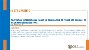 Convención Internacional sobre la Eliminación de Todas las Formas de Discriminación Racial (1966)
