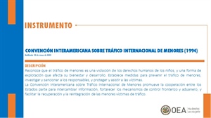 Convención Interamericana sobre Tráfico Internacional de Menores (1994)