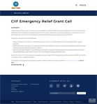 CIIF Emergency Relief Grant Call