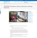 The COVID-19 Pandemic: Shocks to Education and Policy Responses/ World Bank