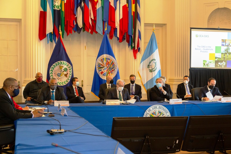 Reunión de Ministros de Relaciones Exteriores de Belice y Guatemala, Secretario General de la OEA con Grupo de Países Amigos Belice-Guatemala(1 de septiembre de 2021)