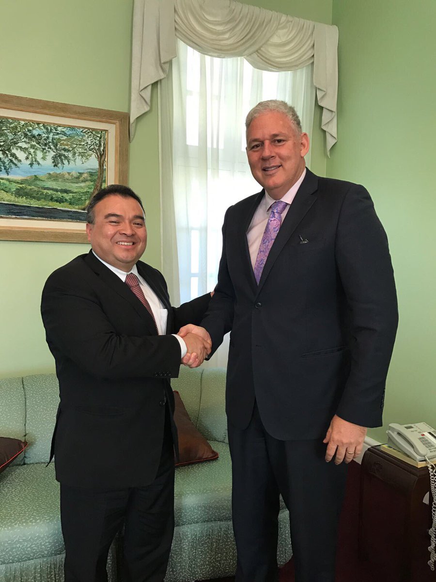 OAS-ASG Mendez meets Saint Lucia's Prime Minister(April 11, 2017)