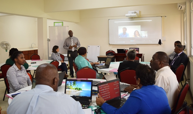 The end of the OAS and the Ministry of Education, Technological and Vocational Training,Profuturo Digital Classroom workshop at Edriston Teachers' Training College. Sept 13, 2019(September 13, 2019)