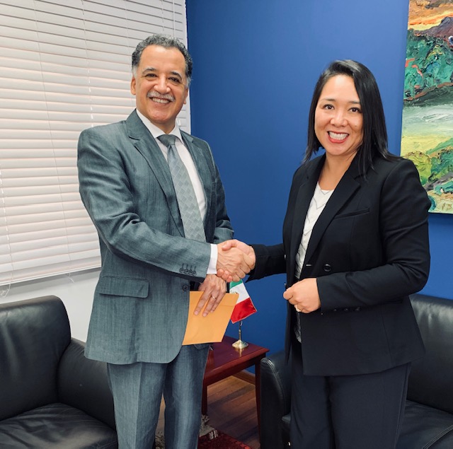 OAS Representative visits Ambassador for Mexico(September 23, 2019)