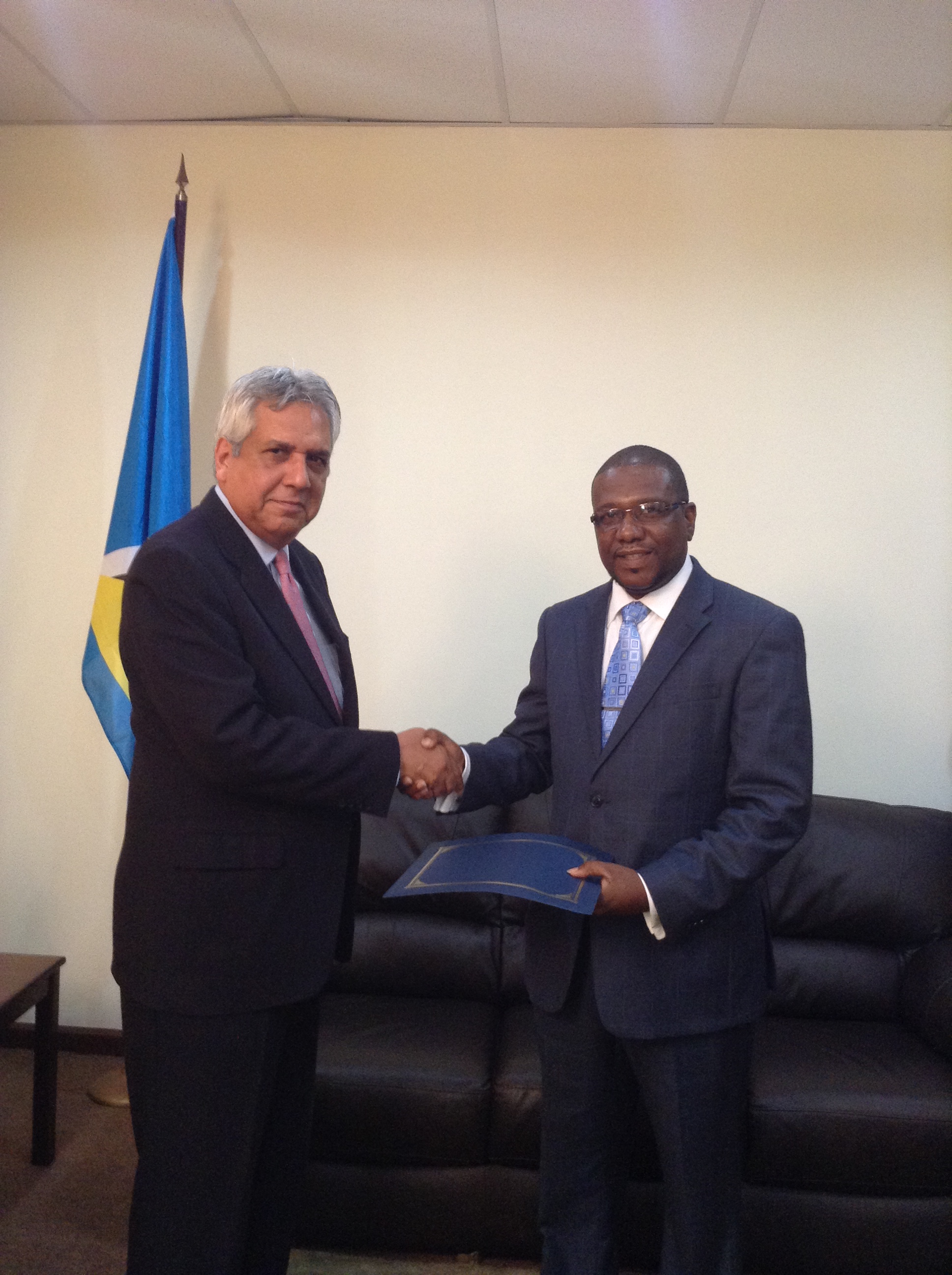 OAS Representative - Ambassador Luis A. Rodriguez presents Letter of Credence(February 18, 2014)