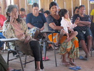 La Relatora Dinah Shelton sostuvo varias reuniones con comunidades de varios pueblos indígenas durante la visita a Paraguay en 2010