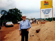 Osvaldo Kreimer durante el recorrido por el interior de Brasil. Crédito: Archivo CIDH