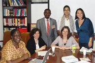 Sesión de trabajo conjunto de personal de la Secretaría Ejecutiva de la CIDH con personal de la Secretaría Ejecutiva de la Comisión Africana de Derechos Humanos y de los Pueblos.