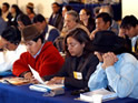 Fotos de la Quinta Reunión de Negociaciones para la Búsqueda de Consensos, Grupo de Trabajo encargado de elaborar el Proyecto de Declaración Americana sobre los Derechos de los Pueblos Indígenas. Washington, D.C., 7 de Febrero, 2005. Fotos: Roberto Ribeiro, OEA