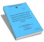 Informe de Progreso de la Relatoría Especial sobre Trabajadores Migratorios y Miembros de sus Familias (2005)