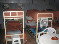Dormitorio de un centro penitencario en Buenos Aires, Argentina