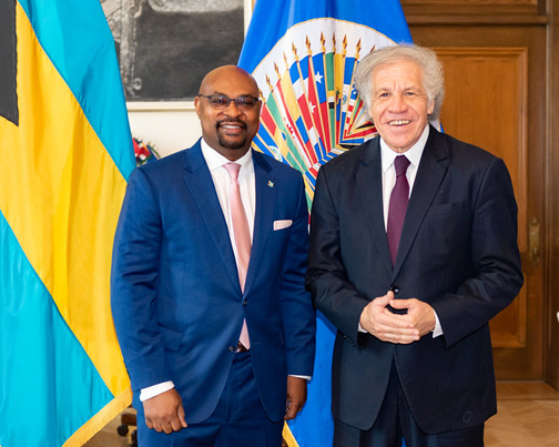 Nuevo representante de Bahamas ante la OEA presentó credenciales
